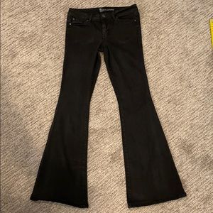 Level 99 Black Flare Jeans